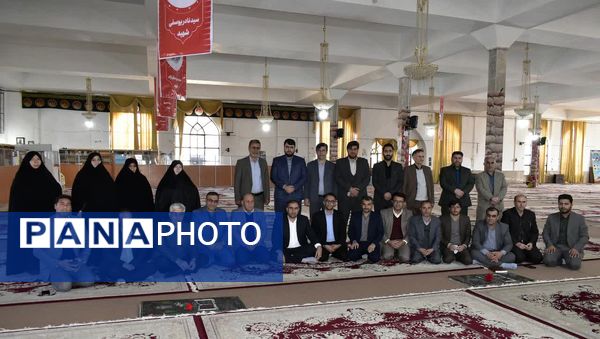 تجدید میثاق گزینشگران و اعضای هسته گزینش کهگیلویه و بویراحمد با آرمان‌های والای شهدا به مناسبت فرا رسیدن هفته گزینش