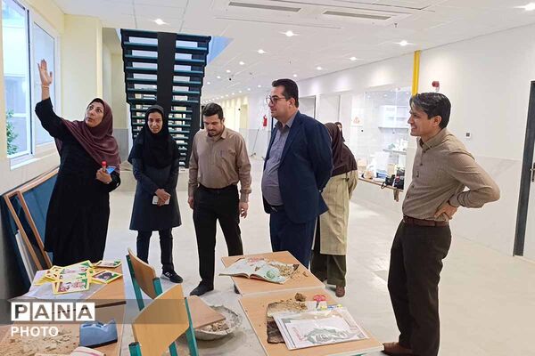 بازدید مدیران کل آموزش و پرورش و نوسازی مدارس از دبیرستان سبز فردوسی بجنورد