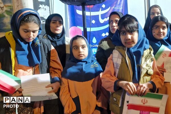مراسم بیتاب میناب همزمان با برپایی موکب فرهنگیان و دانش‌آموزان قرچک 