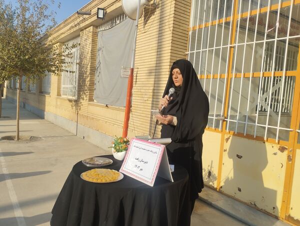 برگزاری سوگواره حلوا در دبیرستان دخترانه رفعت