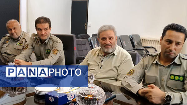 دیدار رئیس اداره حفاظت محیط‌زیست و ریاست و هیات امنای خانه محیط‌زیست محمودآباد با رئیس دادگستری و دادستان شهرستان