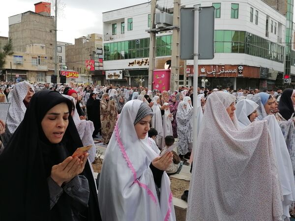  نماز عید فطر در شهرستان آبیک
