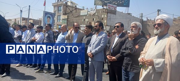 گرامیداشت شهادت سید‌حسن‌نصرالله در شهرستان بم 