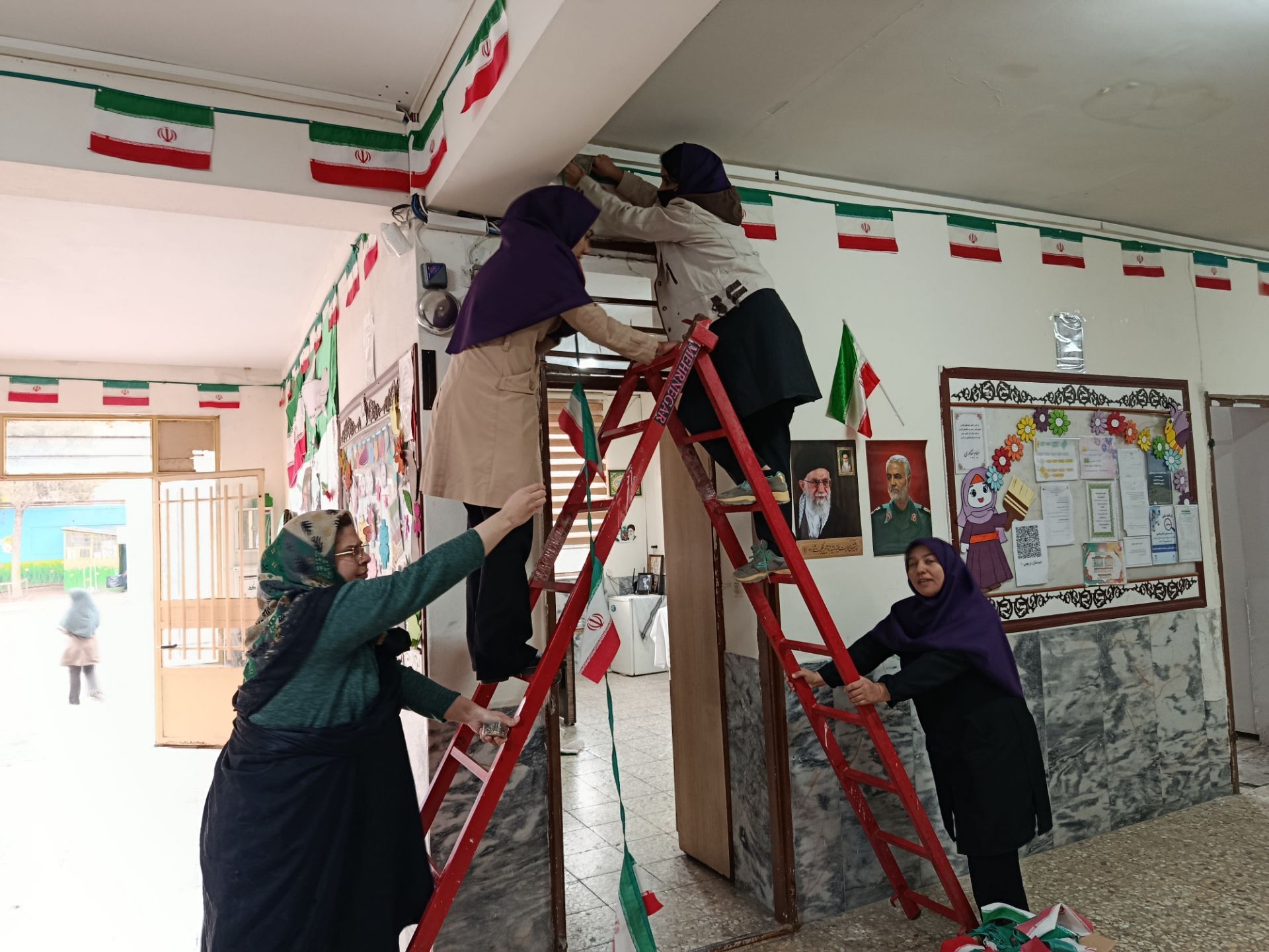 فضاسازی مدرسه نرجس 1 و 2 