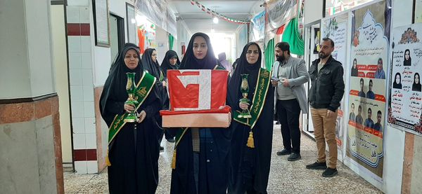 طرح‌ملی‌لاله‌های‌روشن و یادواره شهدای دانش آموز در مدرسه هیات امنایی فرهنگ و  مدرسه شهید رجایی شهرستان قدس