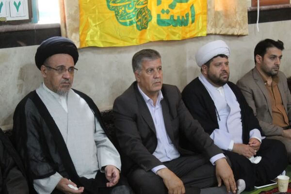 ادای احترام به حماسه‌سازان مقاومت؛ مراسم چهلم شهدای جنگ ۱۲ روزه در ملکان