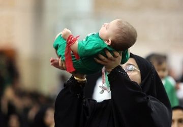 اجتماع بزرگ شیرخوارگان حسینی در کاشمر 