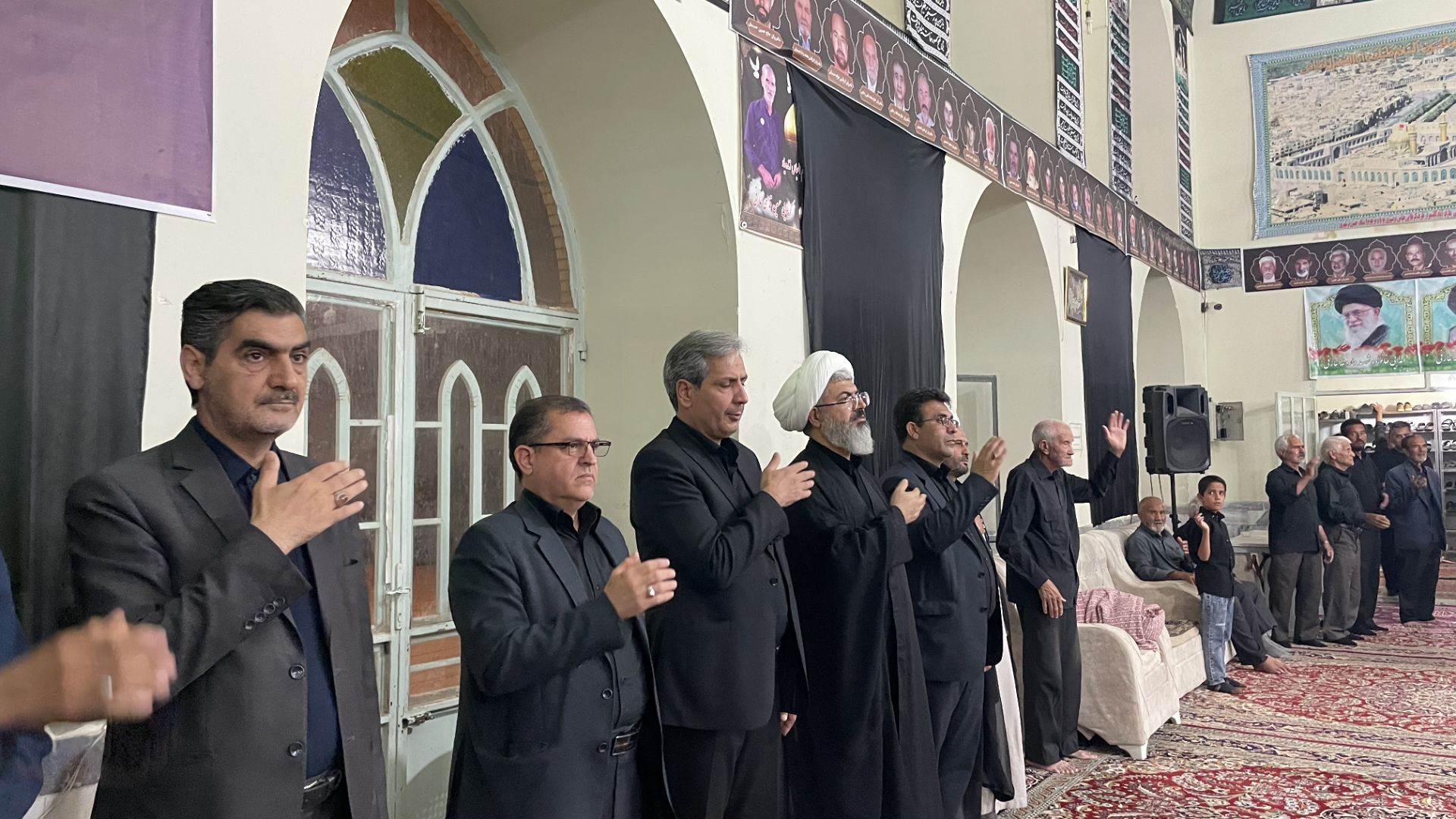 حضور امام جمعه کاشمر در هیأت ابوالفضلی روستای عارف آباد