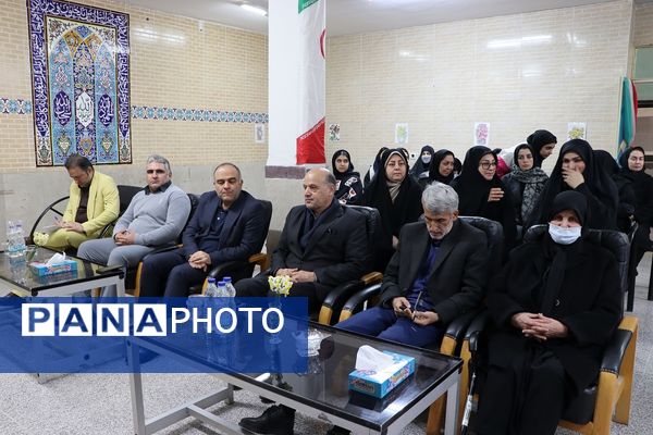 برگزاری آیین خشت‌گذاری هنرستان 6 کلاسه خیری ،مشارکتی حضرت مهدی (عج)در ناحیه 4 کرج