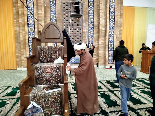 غبار روبی مسجد خاتم النبیین بیرجند به مناسبت فرا رسیدن ماه رمضان 