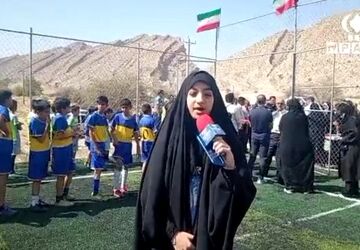 افتتاح زمین چمن مصنوعی در روستای تلخاب ارم دشتستان