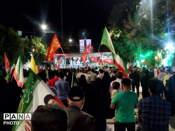 اجتماعات شبانه مردم شهرستان نیشابور بار دگر در قاب پانا 