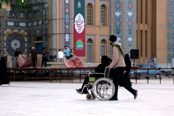 حال و هوای مسجد جمکران قبل از برپایی جشن‌ نیمه شعبان