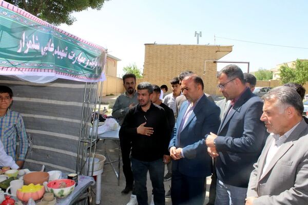  آیین افتتاحیه‌ غرفه و نمایشگاه‌ها‌ی مدارس تولید و مهارت استانی