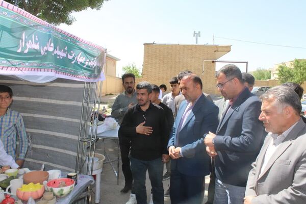  آیین افتتاحیه‌ غرفه و نمایشگاه‌ها‌ی مدارس تولید و مهارت استانی
