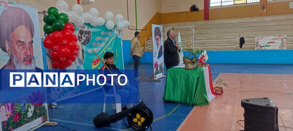 افتتاحیه اردوی تمشک پسران در سالن ۱۳ آبان شهرستان شیروان