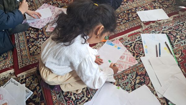 برپایی غرفه کودک در نمازجمعه کاشمر