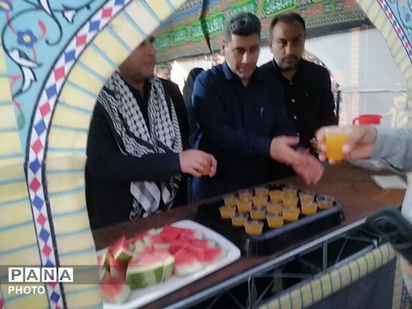 ناحیه یک اهواز میزبان زائران اباعبدالله