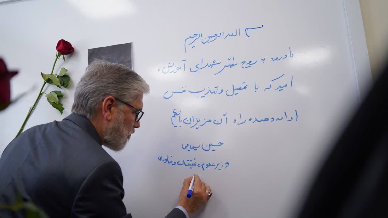 از افتتاح پروژه‌های آموزشی تا دیدار با نخبگان؛ روایت تصویری سفر وزیر علوم به خراسان رضوی