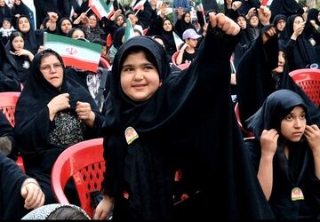 اجتماع زینبیون در گلوگاه 