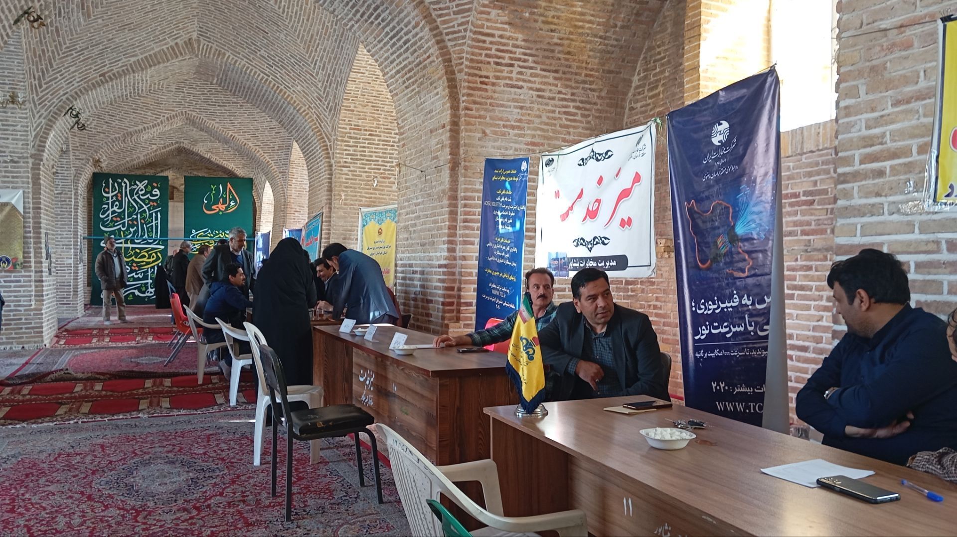 میز خدمت نیشابور  در نماز جمعه آخرین هفته ماه مبارک شعبان