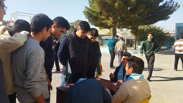 انتخابات شورای دانش آموزی در دبیرستان شاهد ابوذر غفاری نیشابور 