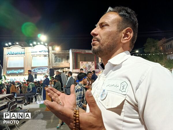 تداوم حضور پرشور مردم سرخس در تجمعات شبانه مردمی در آستانه میلاد امام رضا«ع»