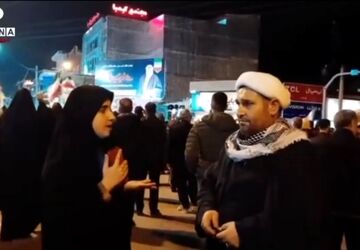 تجمع شبانه و خودجوش مردم کردکوی