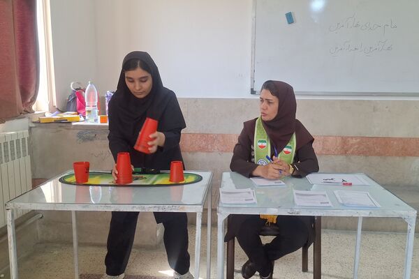 مسابقات بازی‌های فکری رویش دختران مرحله استانی در شیراز