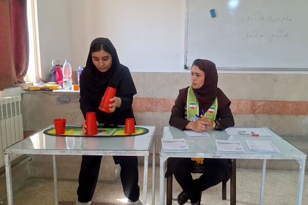 مسابقات بازی‌های فکری رویش دختران مرحله استانی در شیراز