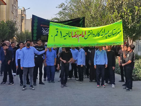 اجتماع 3 هزار نفری نوجوانان فاطمی در حرم حضرت معصومه(س)