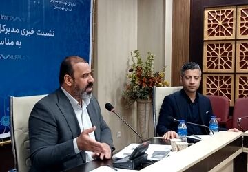 نشست خبری مدیرکل نوسازی، توسعه و تجهیز مدارس استان خوزستان