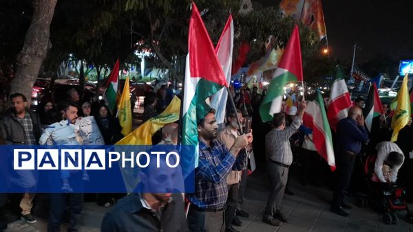 تجمع مردمی حمایت از جبهه مقاومت و مردم قهرمان غزه و لبنان