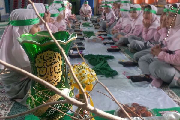 جشن مهدوی کلاس دومی‌های دبستان شهید جواد سرافراز