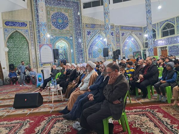 محفل انس با قرآن کریم در مسجد جامع قائمشهر