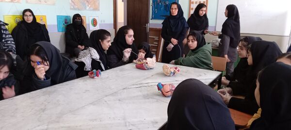 برگزاری کارگاه آموزشی تشریح قلب در آموزشگاه دخترانه عصمت ملارد