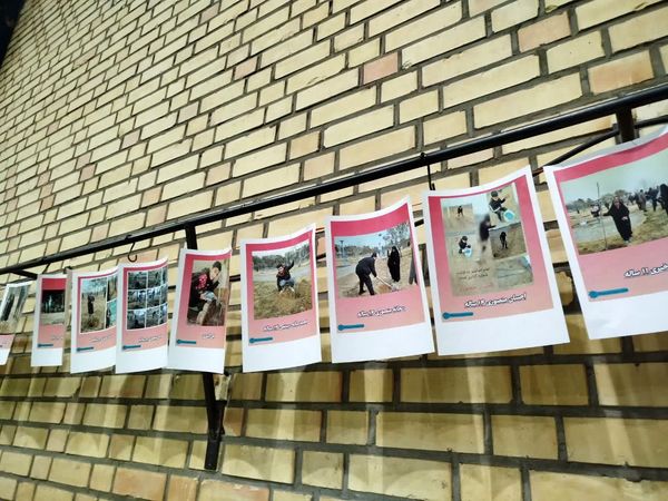 افتتاحیه نمایشگاه مشاغل خانگی و جشن ولادت امام حسن مجتبی(ع) در سالن سپاه شهر حبیب آباد