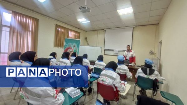 آموزش تخصصی مدیریت بحران در دوره دادرس پیشرفته هلال‌احمر تویسرکان