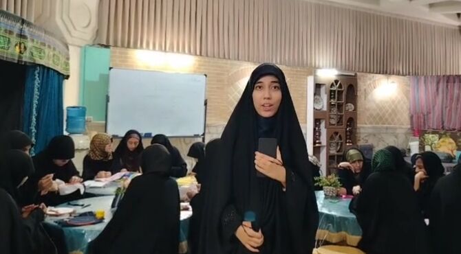 رواق معصومانه حرم کریمه اهل بیت(س) میزبان هنردوستان نوجوان