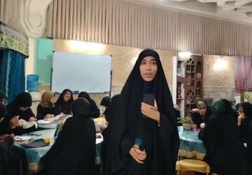 رواق معصومانه حرم کریمه اهل بیت(س) میزبان هنردوستان نوجوان