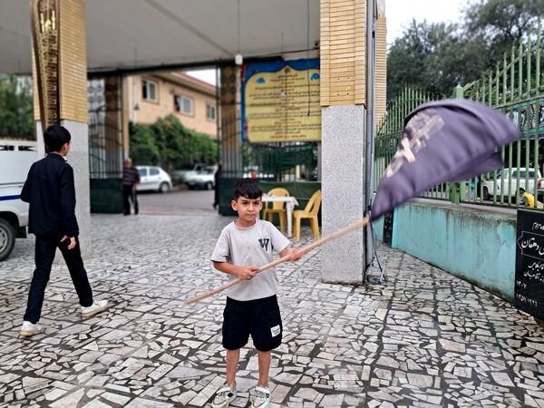 پیاده‌روی جاماندگان اربعین در قائمشهر 