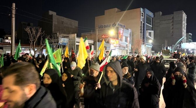 اجتماع  مردم کرج در خونخواهی شهید امت 