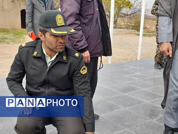 غبارروبی مزار شهدای شهر قاضی و شهر آوا 