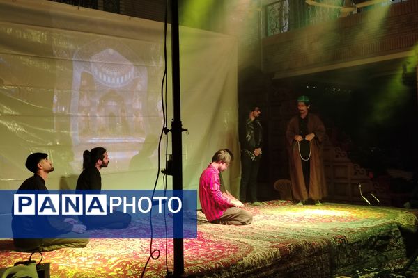 اجرای نمایش سلام همکلاسی در حسینه شهربار نیشابور