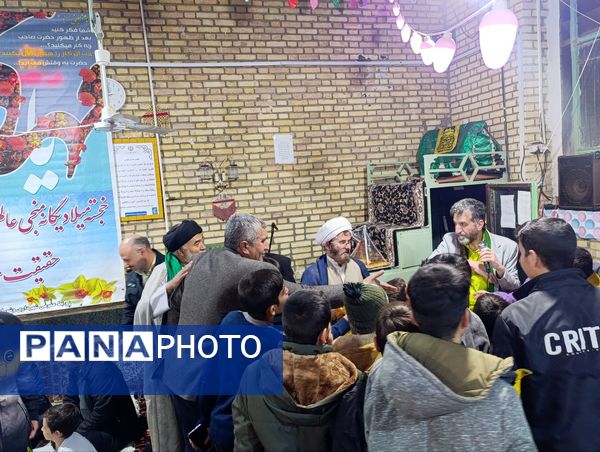 جشن ولادت امام عصر (عج)  در مسجد امام حسین شهر سفیددشت 