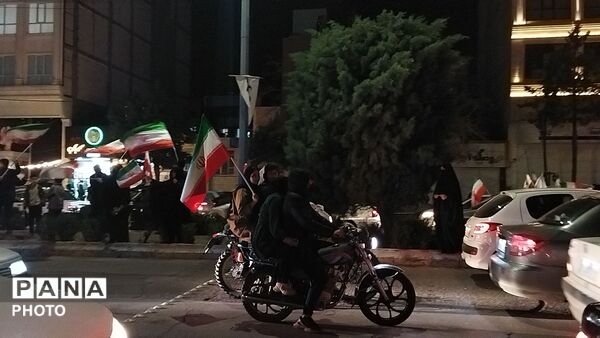 پرچم های ایران بر فراز بلوار فضل نیشابور قرار گرفت 
