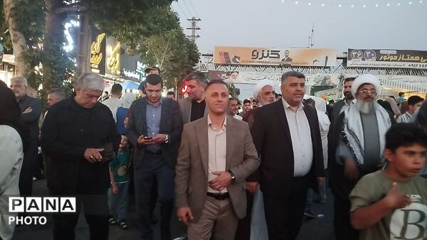 جشن بزرگ 2 کیلومتری غدیر در شهر هشتگرد
