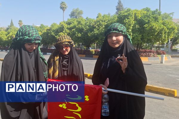 مراسم راهپیمایی جاماندگان اربعین حسینی در شیراز