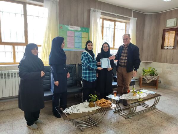 بازدید رئیس اداره کانون پرورش فکری کودکان و نوجوانان کاشمر از مدارس 