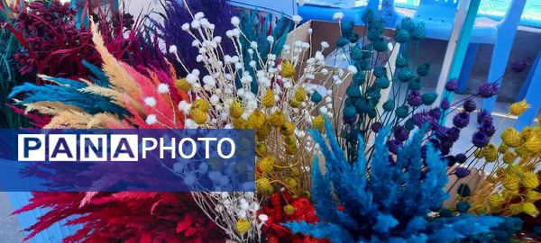 برپایی بازارچه هنرهای دستی در هنرستان ثمین